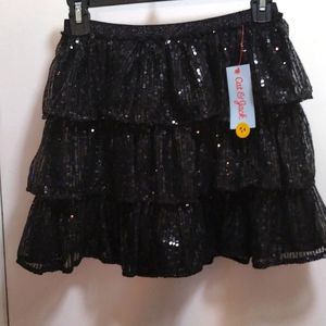 Black sequins skirt Size L (Girls)